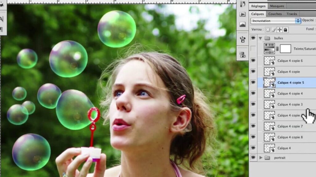 Créer un effet bulle de savon avec Photoshop