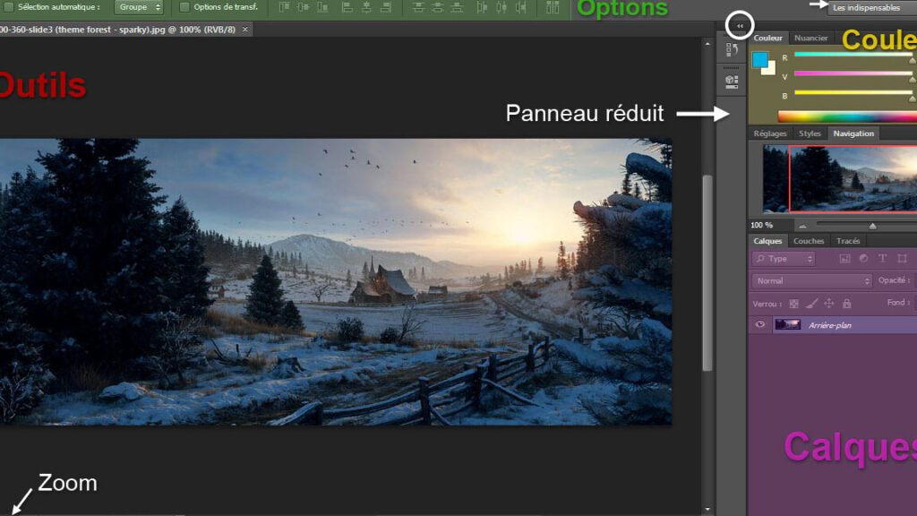 Créer une icône de loupe avec Photoshop : Guide étape par étape