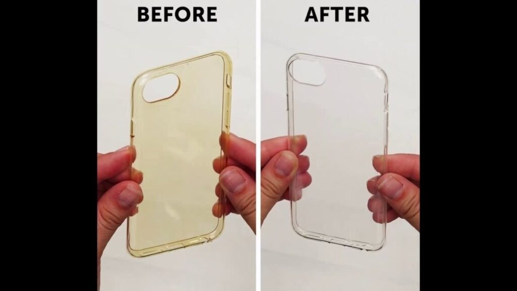 Pourquoi les coques de smartphones jaunissent-elles avec le temps ?