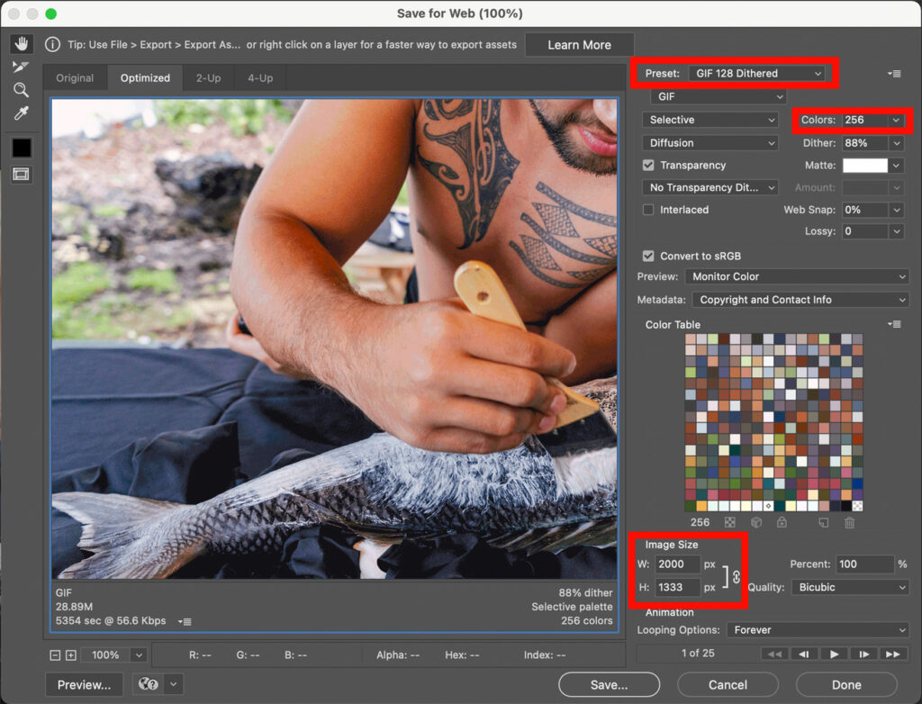 Création d'un GIF animé photo avec Photoshop pour des projets créatifs dynamiques