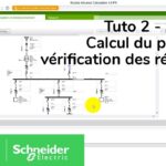 Interface du logiciel EcoStruxure Power Design pour des calculs et vérifications électriques