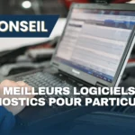 Interface utilisateur d'un logiciel de diagnostic OBD2 pour particuliers