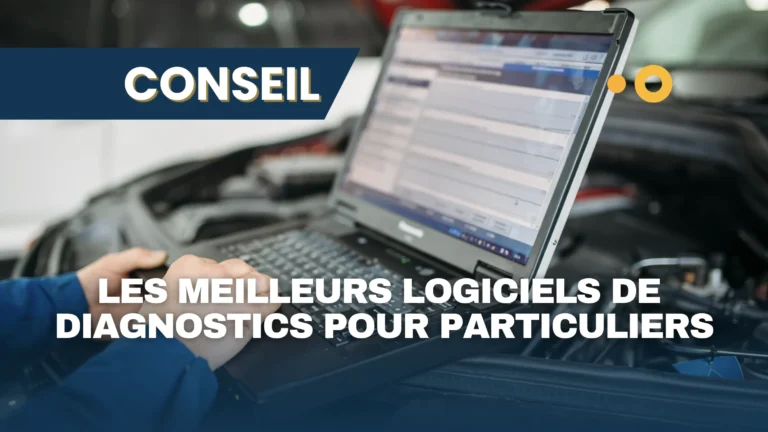 Interface utilisateur d'un logiciel de diagnostic OBD2 pour particuliers