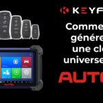 Tutoriel pour générer des clés de voiture universelles avec un outil professionnel de programmation Autel IM508