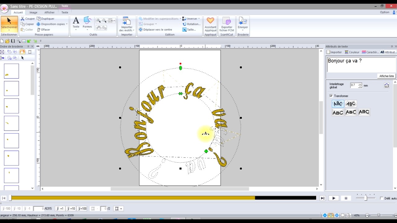 Formation logiciel Brother PE Design Plus 2