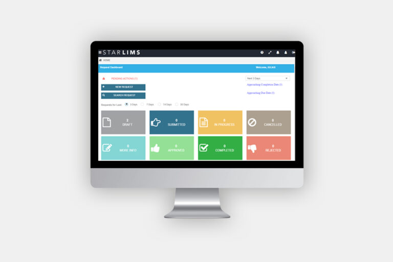 Interface moderne d’un logiciel LIMS pour améliorer la gestion de laboratoire