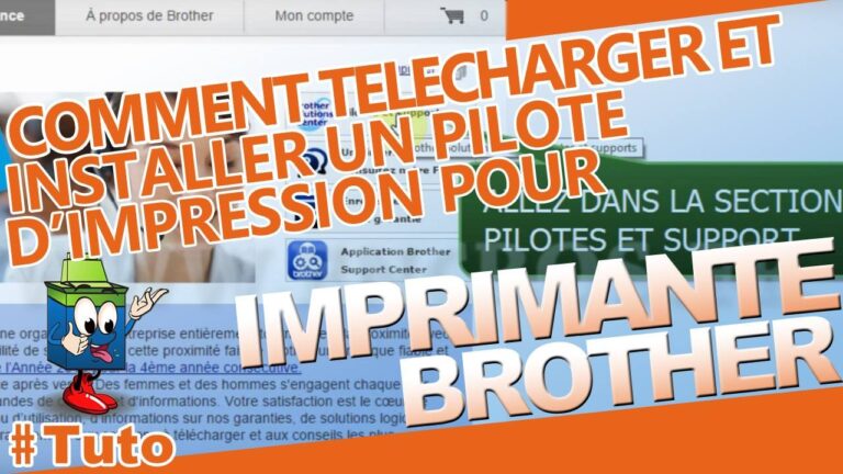Étapes pour télécharger et installer un pilote d'imprimante Brother