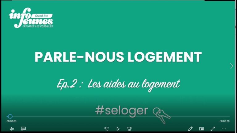 Étudiant recevant une aide au logement pendant sa formation professionnelle