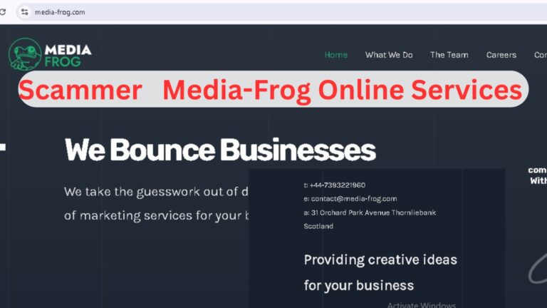 Media-Frog.com is a Scam: A Personal Warning to Website Owners and SEO Professionals